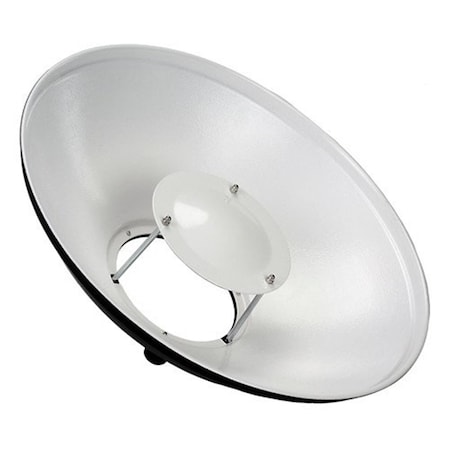 22 In. Pro Beauty Dish With Quantum Qflash Speedring